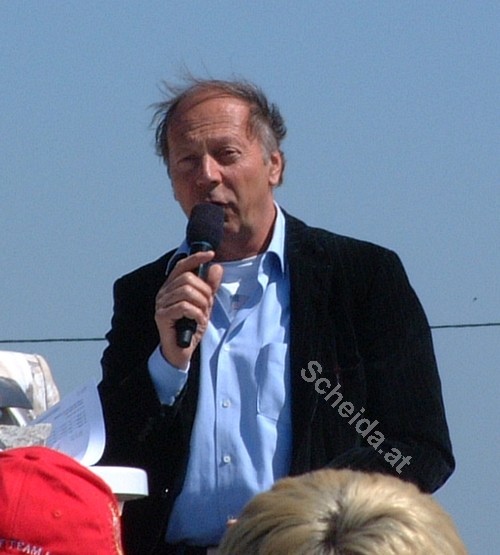Heinz Prüller beim Asparn-Revival 2007 Flugplatzrennen