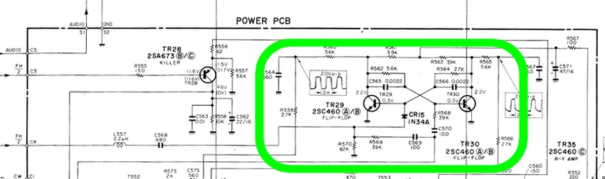HITACHI CEP-285 PAL Flip Flop
