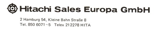 Hitachi Sales