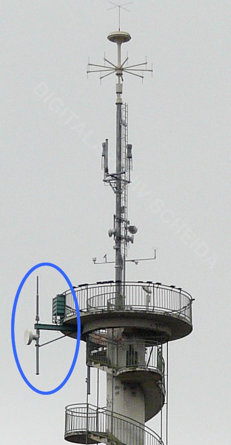 Wien 14 Jubiläumswarte Antennenanlage 2011