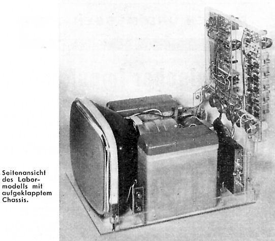 Selbstbau Transistor Fernseher aus Wien 1960