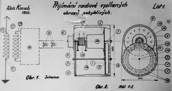 Patentauszug des Empfngeraufbaues von Alois Kocab aus 51.735 von 1935
