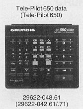 Grundig Tele-Pilot 650 data