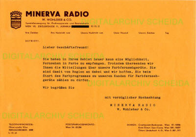 Minerva Color 680 Geschftsschreiben