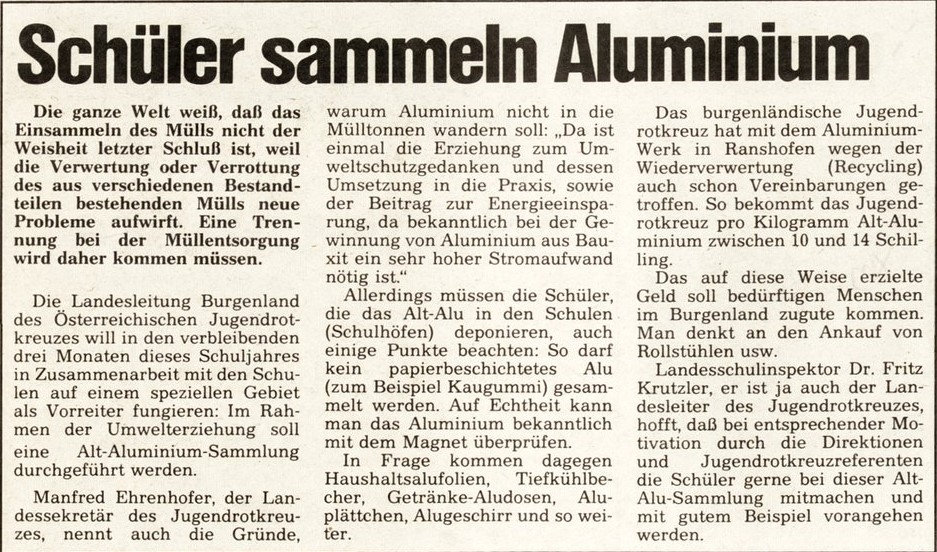 Artikel aus der Zeitung >Burgenländische Freiheit<