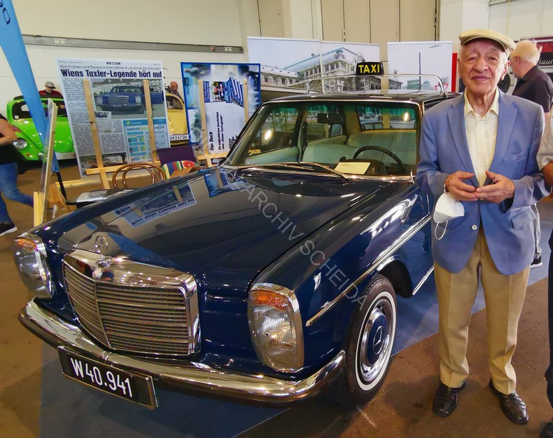 Josef "Pepi" Strobl Taxifahrer Wien Oldtimermesse Tulln 2022
