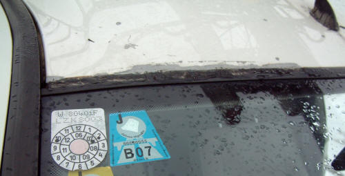 VW Caddy Kasten Steinschlge ROST