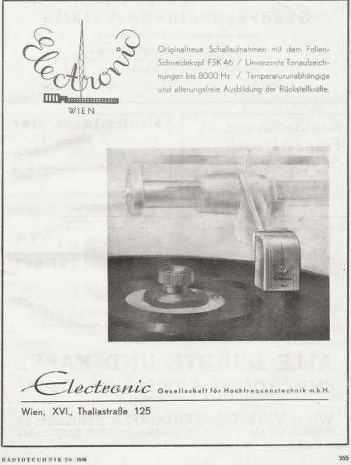 Electronic Wien 1946