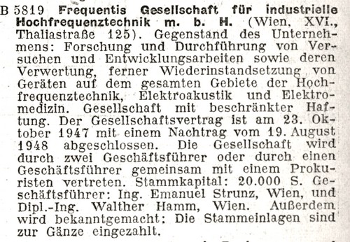 Frequentis 1948