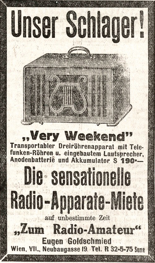 Very Weekend Radio 1929