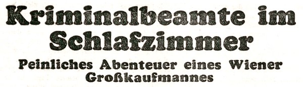 Kriminalbeamte im Schlafzimmer aus [Die Stunde] Anno