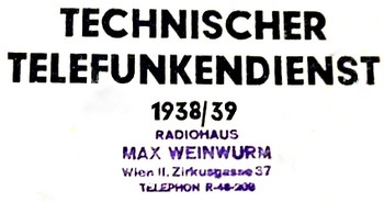 Max Weinwurm Stempel