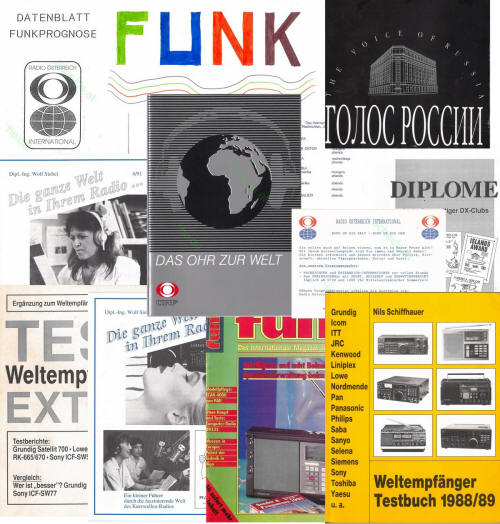 Konvolut aus meiner "Funkmappe" um etwa 1990