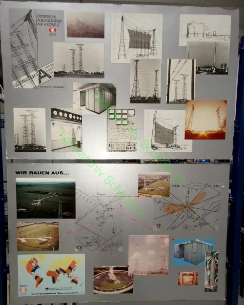 Infotafel in der Station �ber eine Zeit als noch ausgebaut und noch nicht abgebaut wurde...