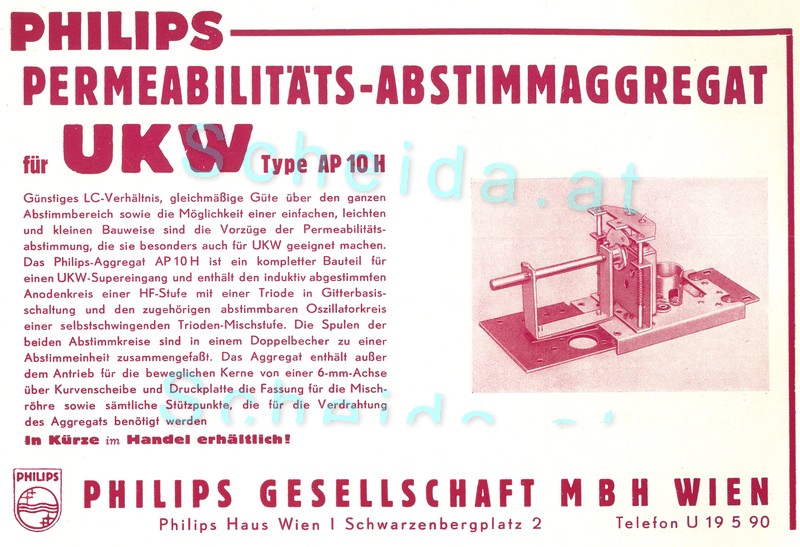 Philips UKW Tuner AP10H