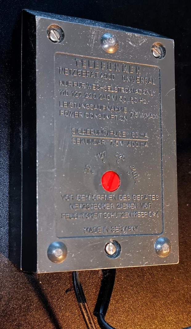 Telefunken Netzteil 4000 Universal