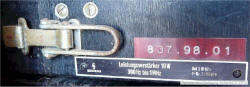BB Stempel >F.M.S.W.< (Fernmeldestreckenleitung Wien