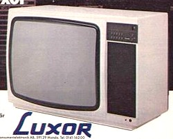 Luxor Farbfernsehgerte der 1980er Jahre