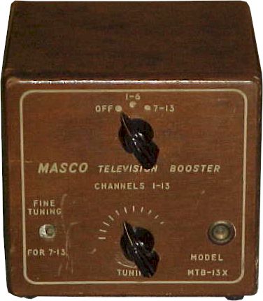 USA Indoor TV Vorverstrker fr VHF, Masco Television Booster MTB-13X