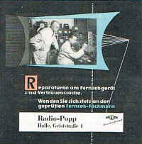 DDR_Halle_1958_Radio-Popp_Servicewerbung.jpg (43757 Byte)