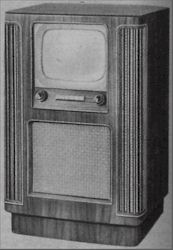 1951 Metz Standgerät Fernseher