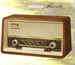 Minerva Minola 593W Röhrenradio der Saison 1958/59