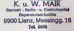 K. u. W. Mair, Lienz