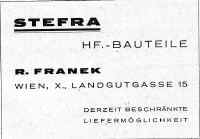 A_Franek_1946_Advert.jpg (153280 Byte)