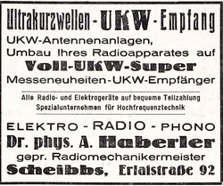 Elektro-Radio-Phono Dr. phys. A. Haberler