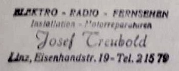 Josef Treubold; Elektro-Radio-Fernsehen