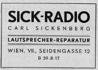 A_Sickenberg_1946_Advert.jpg (54890 Byte)