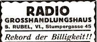 Samuel Rubel Radiohaus Wien
