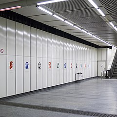 Tele-Archäologie U-Bahnstation Wien U3 Schweglerstrasse