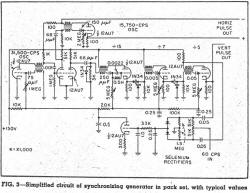 RCA Walkie-Lookie, Schaltungsauszug der Rasterrckgewinnung aus dem 60 Hz Ton