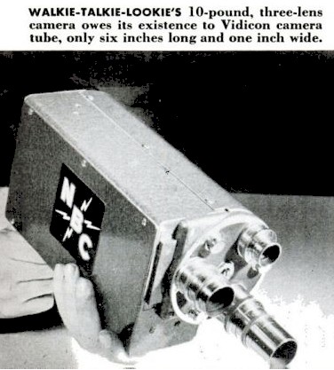 RCA Walkie Lookie, Die handliche Kleinkamera mit dem dreifach Objektivrevolver